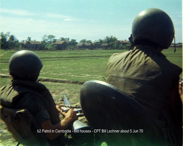 b2.Patro in Cambodia near still Houses Capt Bill Lechner 5 Jun 70